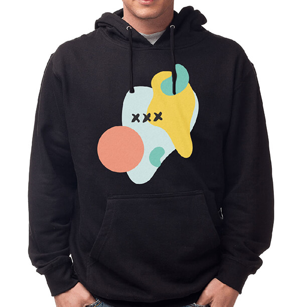 Pullover Hoodie customization example