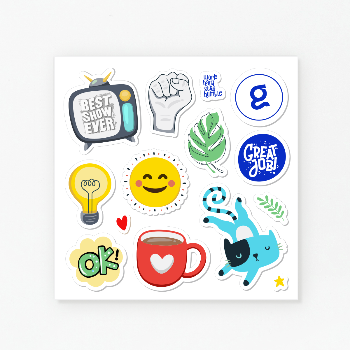 Custom Die-Cut Sticker customization example